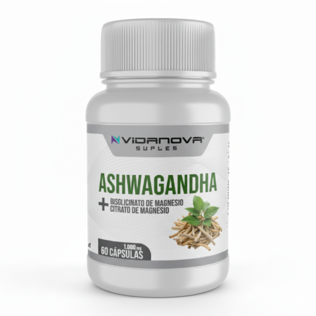Ashwagandha + Magnesio 1000mg 60 CAPS