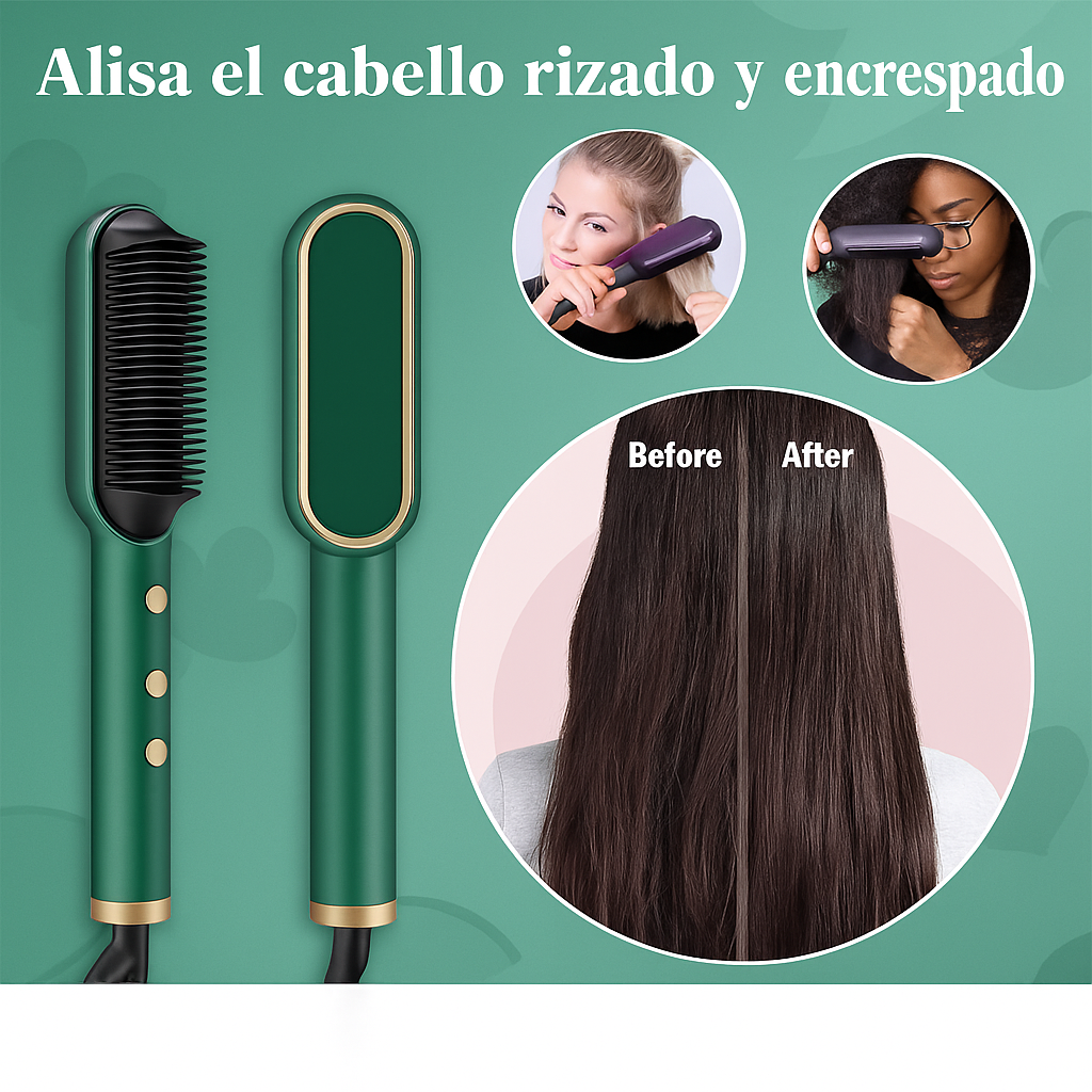 Cepillo Alisador Rizador Multifuncional
