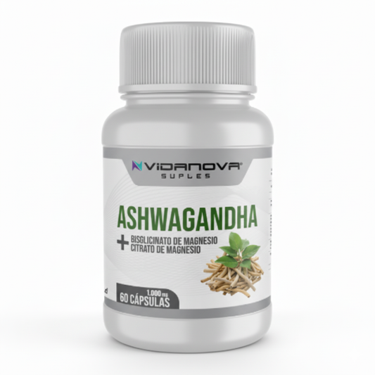 Ashwagandha + Magnesio 1000mg 60 CAPS